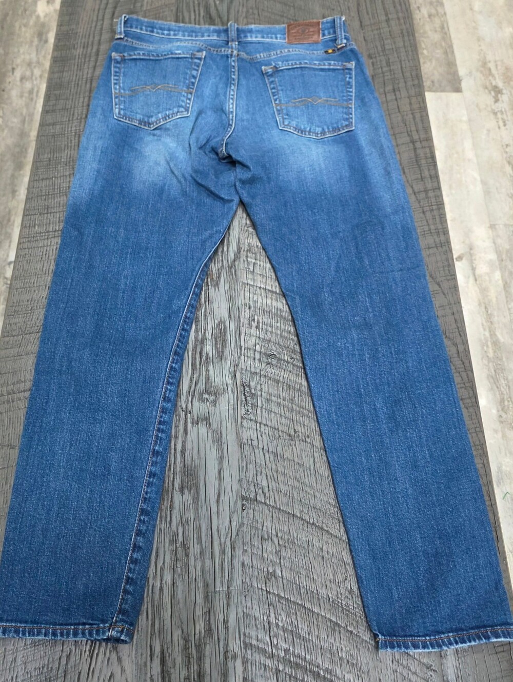 Women's Lucky Sienna Cigerette Blue Straight-Leg Jeans (Size:2/26) - Picture 4 of 4